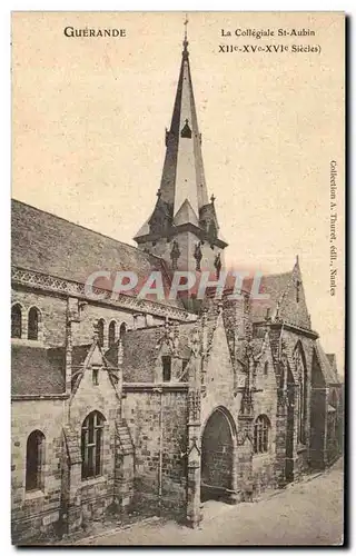 Cartes postales Guerande Collegiale Saint Aubin