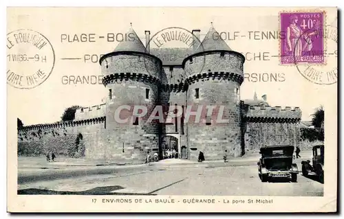 Cartes postales Guerande Environs de la Baule La porte St Michel