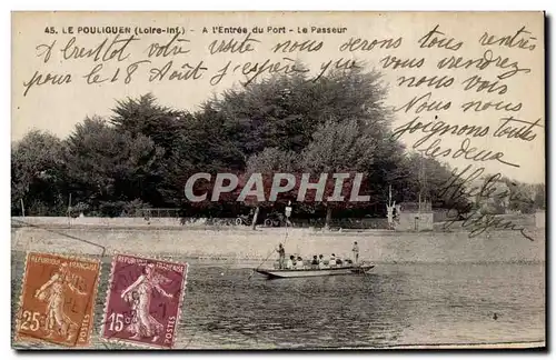 Cartes postales Le Pouliguen A l&#39entree du port Le passeur