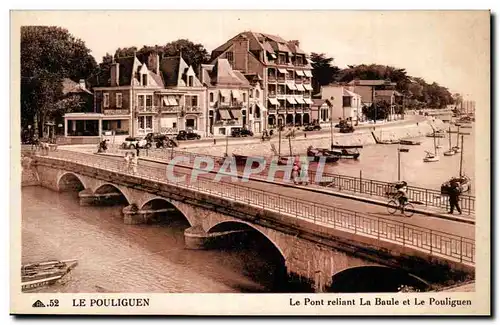 Cartes postales Le Pouliguen Le pont reliant la Baule et le Pouliguen