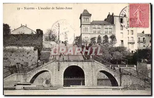 Cartes postales Nantes L&#39escalier de Sainte Anne