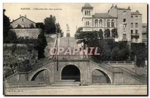 Cartes postales Nantes L&#39escalier des cent marches