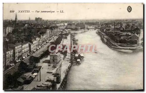 Ansichtskarte AK Nantes Vue panoramique