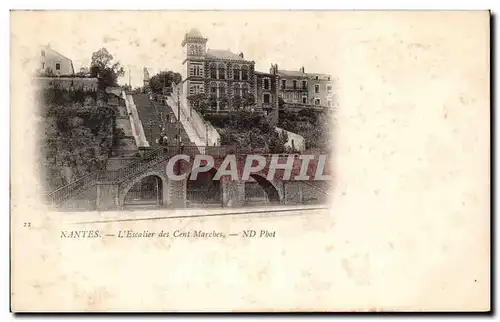 Cartes postales Nantes L&#39escalier des cent marches