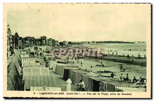 Ansichtskarte AK La Baule sur mer Vue sur la plage prise du remblai