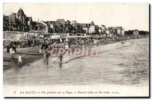 Cartes postales La Baule Vue generale sur la plage