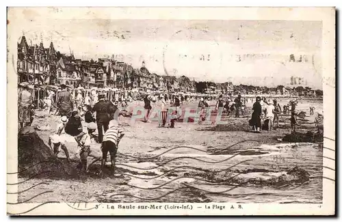 Cartes postales La Baule La plage