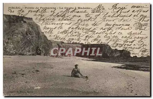 Cartes postales Piriac sur mer Pointe de Penhareng La grotte a Madame