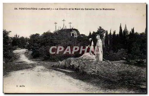 Ansichtskarte AK Pontchateau Le chemin et le Mont du calvaire de la Madeleine