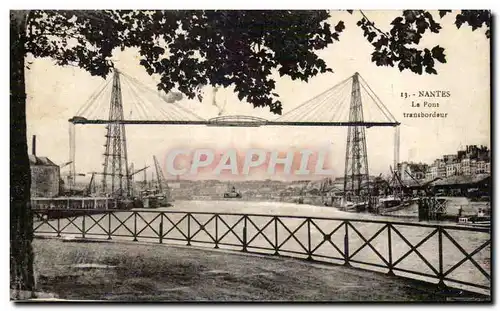 Cartes postales Nantes Le pont transbordeur