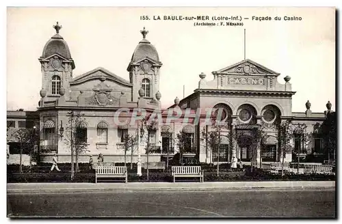 Cartes postales La Baule sur mer Facade du casino