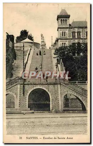 Ansichtskarte AK Nantes Escalier de Sainte Anne