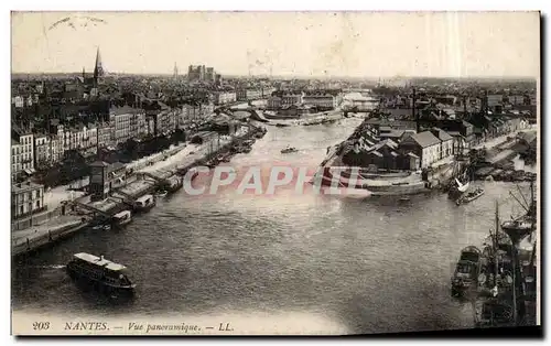 Cartes postales Nantes Vua panoramique