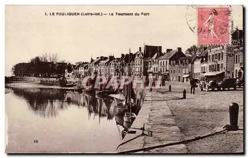 Cartes postales Le Pouliguen Le tournant du port