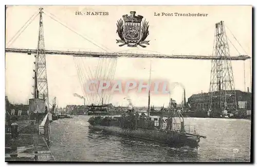 Cartes postales Nantes le pont transbordeur