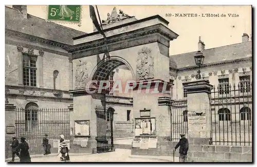 Cartes postales Nantes Hotel de ville