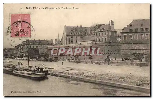 Ansichtskarte AK Nantes Le chateau de la duchesse Anne