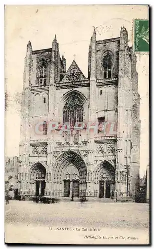 Cartes postales Nantes La cathedrale