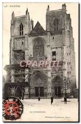 Cartes postales Nantes La cathedrale