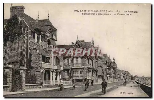 Cartes postales La Baule sur Mer Le remblai Boulevard Darlu pres les FAuvettes