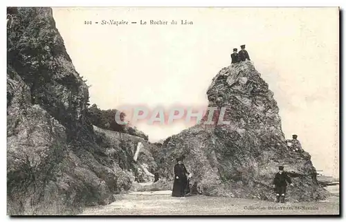 Ansichtskarte AK St Nazaire le rocher du lion