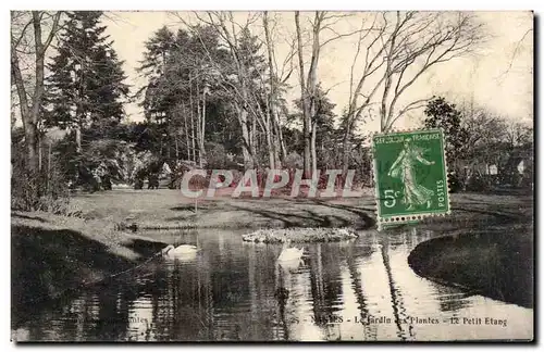 Ansichtskarte AK Nantes Jardin des plantes e petit etang