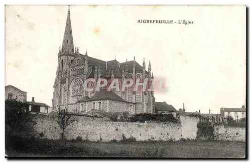 Ansichtskarte AK Aigrefeuille l&#39eglise