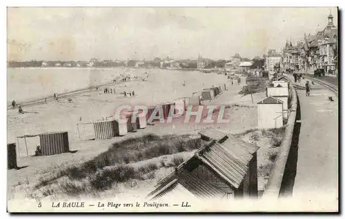 Ansichtskarte AK La Baule La plage vers le pouliguen