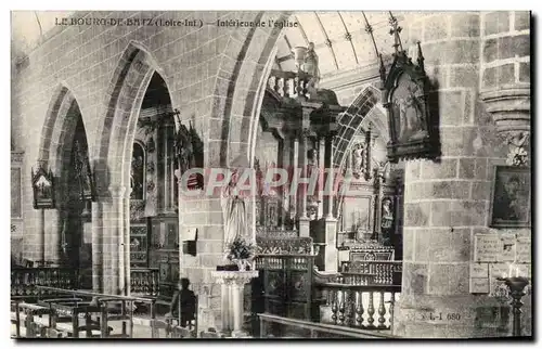 Ansichtskarte AK Bourg en Batz Interieur de l&#39eglise