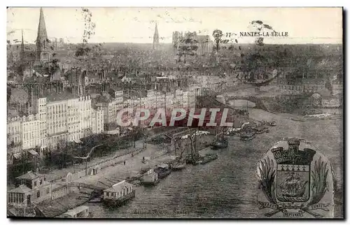 Cartes postales Nantes la Belle Le port Armoiries