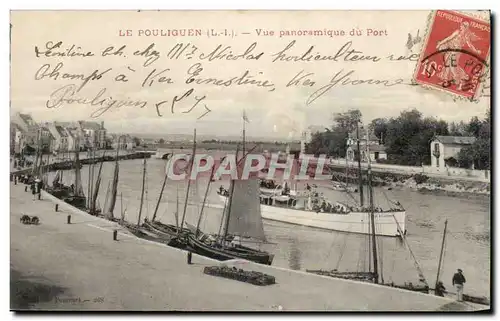 Cartes postales Le Pouliguen Vue panoramique du port