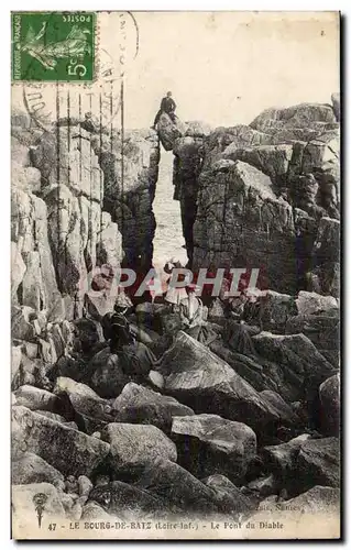 Cartes postales Bourg de Batz Le pont du diable