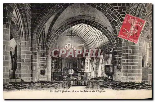 Batz Cartes postales Interieur de l&#39eglise