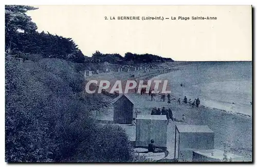 La Bernerie Ansichtskarte AK La plage Sainte Anne