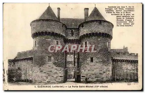 Guerande Cartes postales La porte Saint Michel 15eme