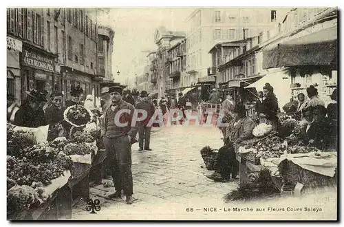 REPRODUCTION Nice Le marche aux fleurs Cours Saleya