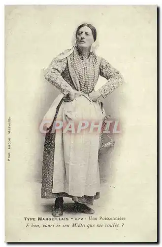 REPRODUCTION Type Marseillais Une poissonniere