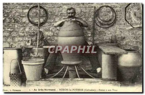 REPRODUCTION Au gres normand Noron la poterie Potier a son tour artisanat Calvados