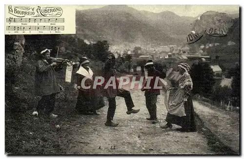 REPRODUCTION Bourree d&#39Auvergne Danse Folklore