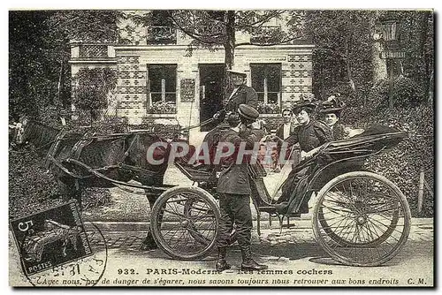 REPRODUCTION paris Femmes cochers