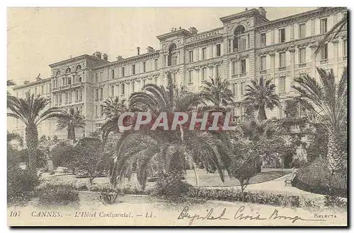 REPRODUCTION Cannes Hotel Continental