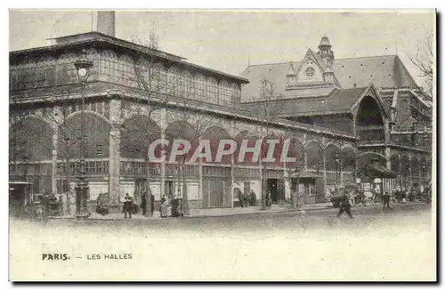 REPRODUCTION Paris Les Halles Marche