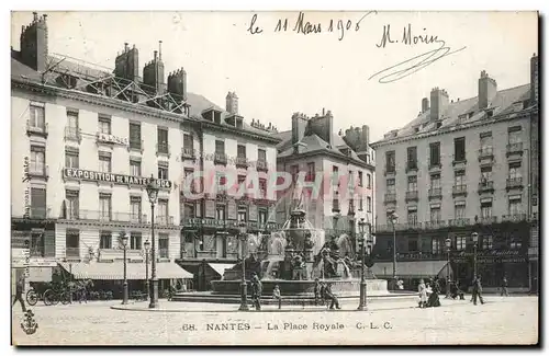 Ansichtskarte AK Nantes La place Royale