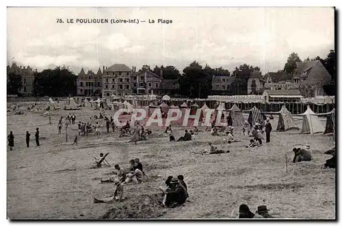 Cartes postales Le Pouliguen La plage