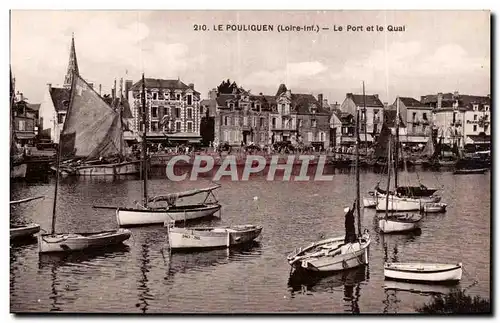 Cartes postales Le Pouliguen Le port et le quai