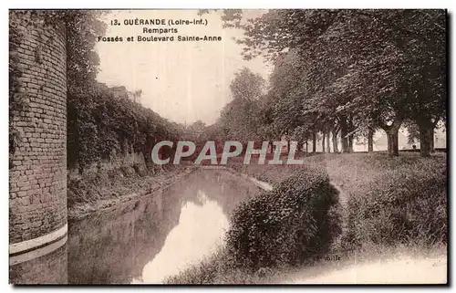 Ansichtskarte AK Guerande Remparts Fosse et boulevard Sainte Anne