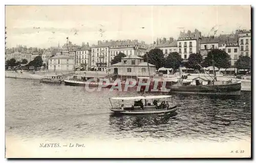 Nantes Cartes postales Le port