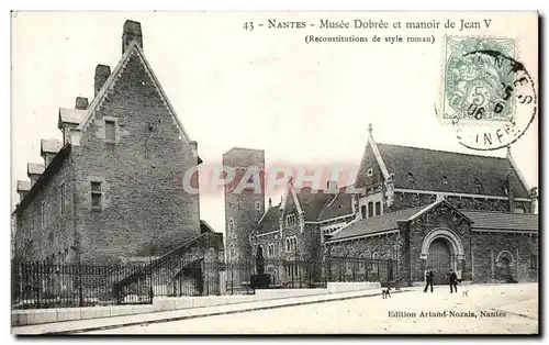 Nantes Cartes postales Musee Dobree et manoir de Jean V