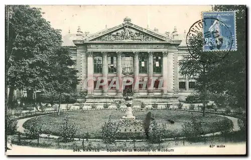 Nantes Cartes postales Square de la Monnaie et Museum