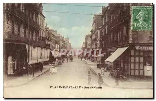 Saint Nazaire Cartes postales Rue de Nantes